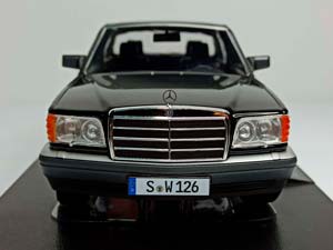 MERCEDES 560 SEL W126 S CLASS BLACK I-SCALE 1:18 — фото 8
