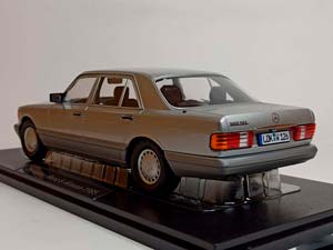 MERCEDES 560SEL S CLASS W126 1985 1:18 I-SCALE — фото 3