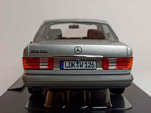 MERCEDES 560SEL S CLASS W126 1985 1:18 I-SCALE — фото 4
