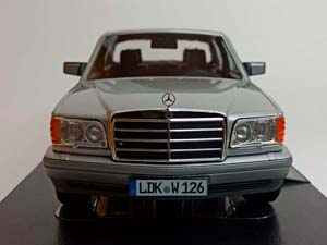 MERCEDES 560SEL S CLASS W126 1985 1:18 I-SCALE — фото 8