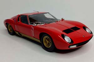 LAMBORGHINI MIURA P400 SV REG/GOLD 1:18 KYOSHO