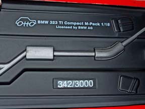 BMW E36 323TI M PACK COMPACT 1:18 OTTOMOBILE — фото 10