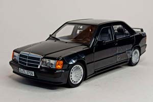 MERCEDES 190E 2,3-14 1984 W201 BLACK NOREV 1:18
