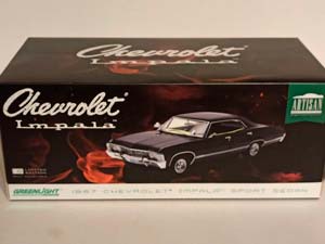 CHEVROLET IMPALA SPORT SEDAN 1967 GREENLIGHT 1:18 — фото 10