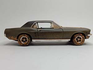FORD MUSTANG 1967 GREENLIGHT 1:18 — фото 6