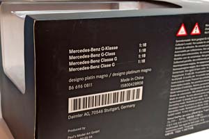 MERCEDES G-CLASS W463 DESIGNO PLATIN MAGNO 1:18 — фото 10
