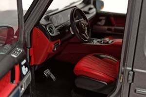 MERCEDES G-CLASS W463 DESIGNO PLATIN MAGNO 1:18 — фото 3
