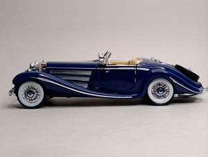 MERCEDES 500K ROADSTER W29 1936 MAISTO 1:18 — фото 2