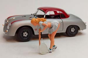 PORSCHE 356 SPEEDSTER OUTLAW HARDTOP 1:18 SCHUCO — фото 9