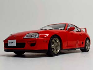 TOYOTA SUPRA MK4 1993 RED 1:18 SOLIDO — фото 8
