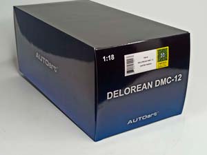 DELOREAN DMC12 SATIN FINISH 1:18 AUTOART — фото 10