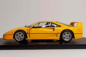 FERRARI F40 YELLOW 1987 KK SCALE 1:18 — фото 3