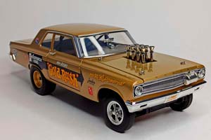 DODGE CORONET AWB GOLD RUSH 1965 ACME 1:18 — фото 7