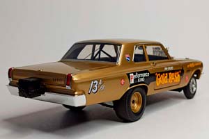 DODGE CORONET AWB GOLD RUSH 1965 ACME 1:18 — фото 8