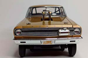 DODGE CORONET AWB GOLD RUSH 1965 ACME 1:18 — фото 9