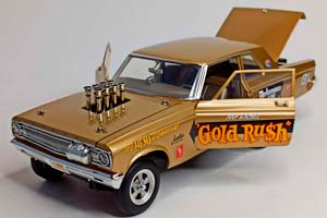DODGE CORONET AWB GOLD RUSH 1965 ACME 1:18 — фото 2