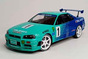 NISSAN SKYLINE GT-R R34 FALKEN JGTC 1:18