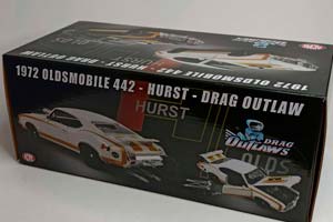 OLDSMOBILE 442 HURST DRAG OUTLAW 1972 ACME 1:18 — фото 10
