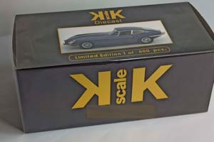 JAGUAR E-TYPE SERIES I 1961 RHD 1:18 KK SCALE — фото 7