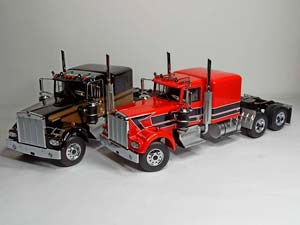 KENWORTH W900 TRUCK ТЯГАЧ 1:18 ROAD KINGS — фото 9