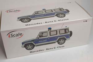 MERCEDES G CLASS W463 2015 POLICE 1:18 I-SCALE — фото 10