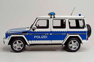 MERCEDES G CLASS W463 2015 POLICE 1:18 I-SCALE — фото 6
