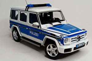 MERCEDES G CLASS W463 2015 POLICE 1:18 I-SCALE — фото 7