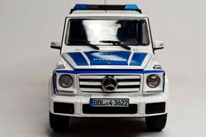 MERCEDES G CLASS W463 2015 POLICE 1:18 I-SCALE — фото 8