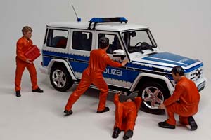 MERCEDES G CLASS W463 2015 POLICE 1:18 I-SCALE — фото 9