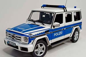 MERCEDES G CLASS W463 2015 POLICE 1:18 I-SCALE
