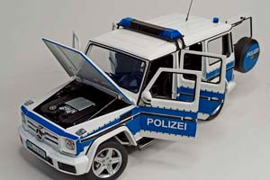 MERCEDES G CLASS W463 2015 POLICE 1:18 I-SCALE — фото 2