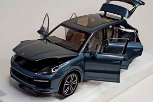 PORSCHE CAYENNE TURBO S 2017 MINICHAMPS 1:18 — фото 3