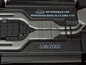 MERCEDES SL 73 AMG W129 1:18 OTTO — фото 9