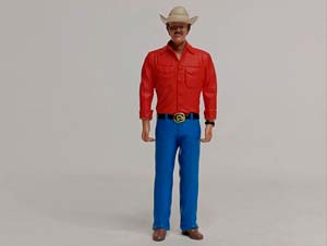 ФИГУРКА "SMOKEY AND THE BANDIT LOOK-A-LIKE" 1:18 — фото 1