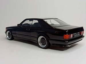 MERCEDES 560 SEC AMG C126 (W126) BLACK 1:18 OTTO — фото 3