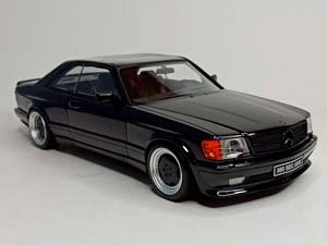 MERCEDES 560 SEC AMG C126 (W126) BLACK 1:18 OTTO — фото 7