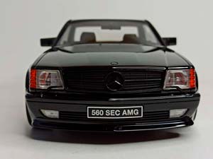 MERCEDES 560 SEC AMG C126 (W126) BLACK 1:18 OTTO — фото 8
