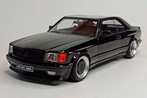 MERCEDES W126 560 SEC AMG C126 BLACK 1:18 OTTO