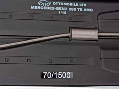MERCEDES 280TE AMG (W123) S123 OTTO 1:18 — фото 9