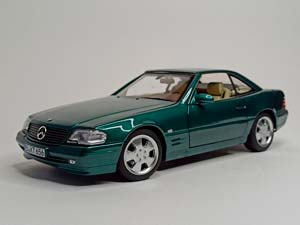 MERCEDES SL 500 W129 R129 GREEN NOREV 1:18