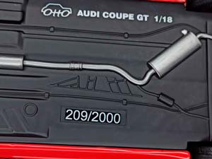 AUDI GT COUPE B2 1984 OTTO 1:18 — фото 10