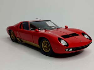 LAMBORGHINI MIURA S RED 1:18 KYOSHO — фото 4