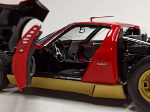 LAMBORGHINI MIURA S RED 1:18 KYOSHO — фото 9