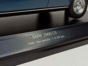 BMW 2800 CS 1968 MINICHAMPS 1:18 — фото 7