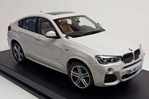 BMW X4 (F26) MINERAL WHITE 1:18 — фото 8