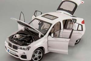 BMW X4 (F26) MINERAL WHITE 1:18 — фото 2
