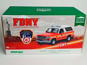 FORD BRONCO NEW YORK FIRE DEPARTMENT 1:18 — фото 10