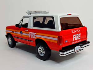 FORD BRONCO NEW YORK FIRE DEPARTMENT 1:18 — фото 5