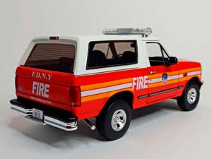 FORD BRONCO NEW YORK FIRE DEPARTMENT 1:18 — фото 7
