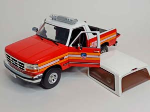 FORD BRONCO NEW YORK FIRE DEPARTMENT 1:18 — фото 2